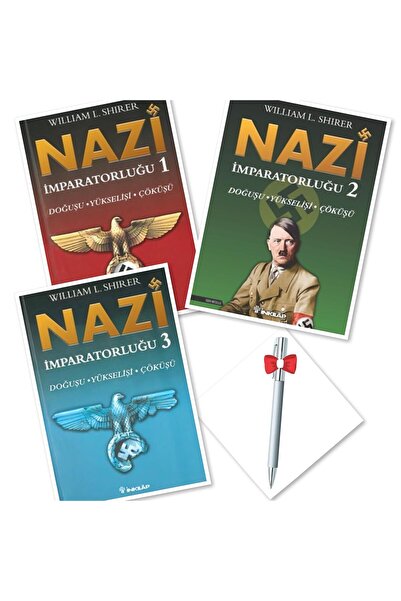 İnkılap Kitabevi Nazi İmparatorluğu (3 Kitap, Toplam 1548 Sayfa), William L. ...