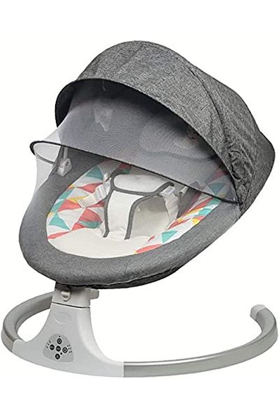 Star Kids Multi-functional Baby Rocking Chair, Aluminum Alloy, Remote-Controlled, Electric