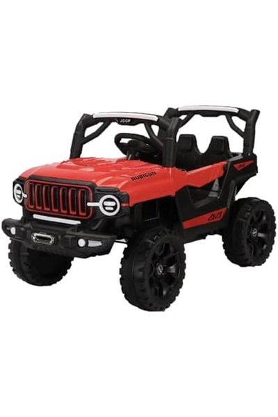 Star Kids Electric Ride-On Car for Kids with Powerful Motor and Remote Control, Red Black