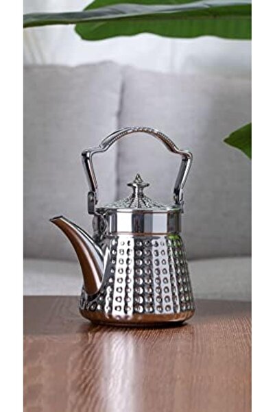 ALSAIF 0.9L Saif teapot, practical, heat-resistant, chrome color