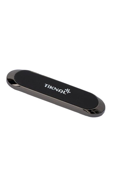 Tiknal | Ultra-Slim Magnetic Dashboard Phone Mount with Strong Grip | Black