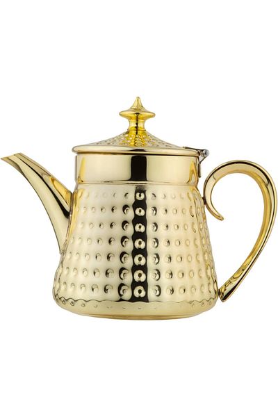 ALSAIF Practical 35 oz teapot from Saif, heat-resistant, gold color