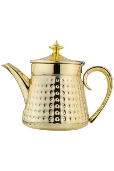 ALSAIF Practical 35 oz teapot from Saif, heat-resistant, gold color