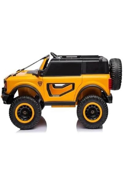 Star Kids Leno Ford Bronco Electric 4x4 Car with Open Doors for Ages 2 to 8 Years, Remote Control and Built-in