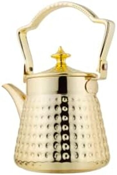 ALSAIF Practical 70cm teapot from Saif, heat-resistant, golden color