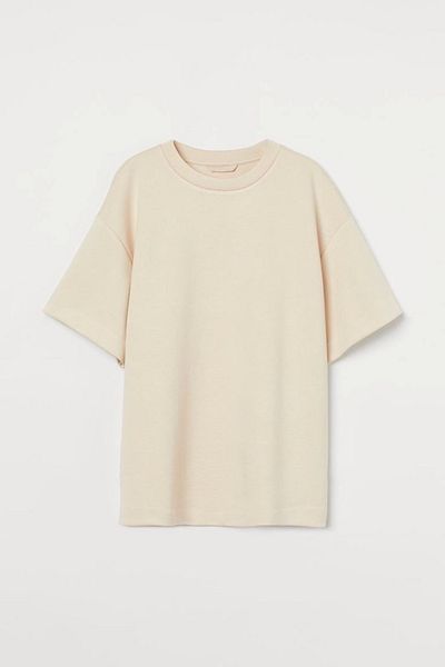 THE WHITE Men's Large Size T-Shirt