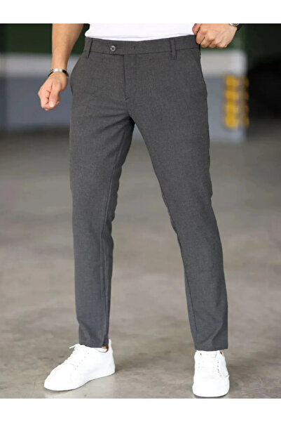 TRS YB GİYİM Erkek Italyan Kesim Kaliteli Esnek Likralı Bilek Boy Kumaş Pantolon