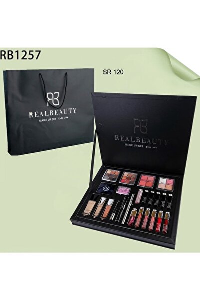 real beauty علبة مكياج فاخرة مكونة من 25 قطعة لإطلالة ساحرة ومتكاملة