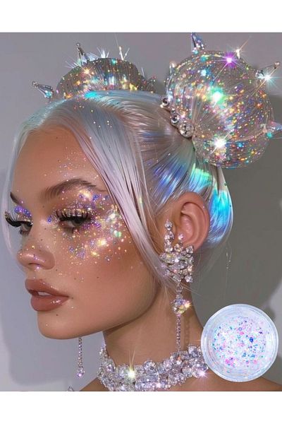 Sibelon Waterproof Creamy Gel Shiny Glitter Glitter Eyeshadow 20 Gr