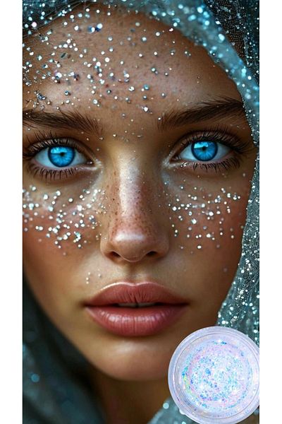 Sibelon Waterproof Creamy Gel Shiny Glitter Glitter Eyeshadow 20 Gr