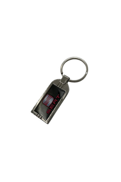 platin hediyelik Steel Keychain with Seat Logo , Steel Keychain