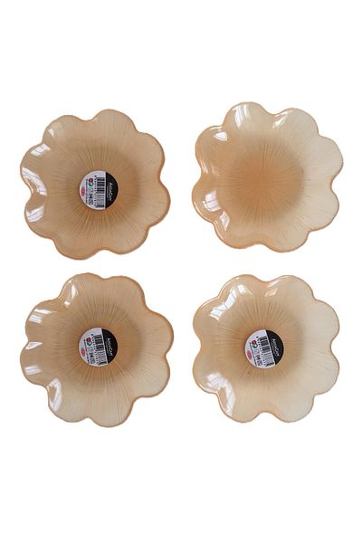 ARDA CAM 4-Piece Snack Bowl Presentation Decorative Plate 16 cm