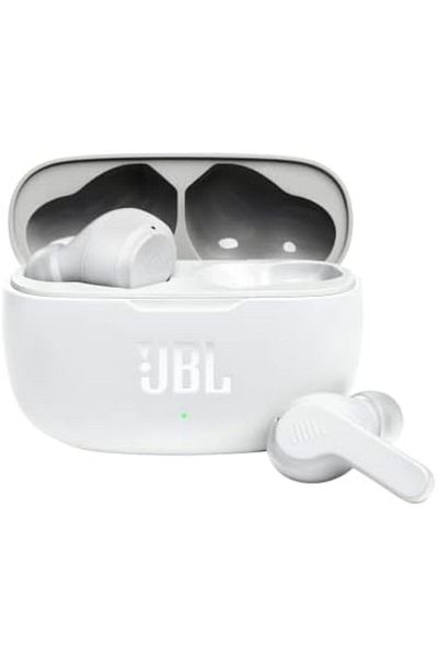 JBL Wave200 True Wireless Earbud Headphones, Deep Powerful Bass, 20H Battery, Dual Connect, Hand-Fre