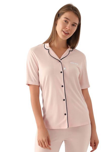 Pierre Cardin Women's New Season Long Leg Short Sleeve Pajama Set CH.PC.01.77.15