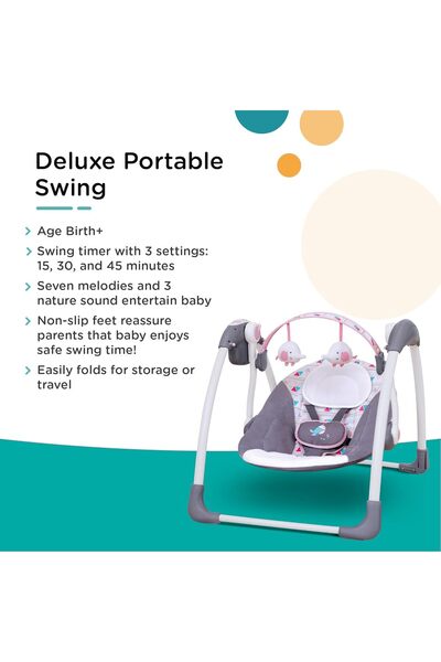 Mastela Elegant and Portable Swing from Mastella (Blue Color)