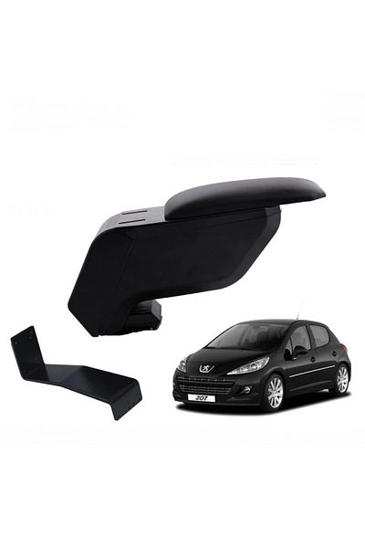 Atakent Hobi Peugeot 206 Black Armrest Armrest with Steel Foot Without Piercing