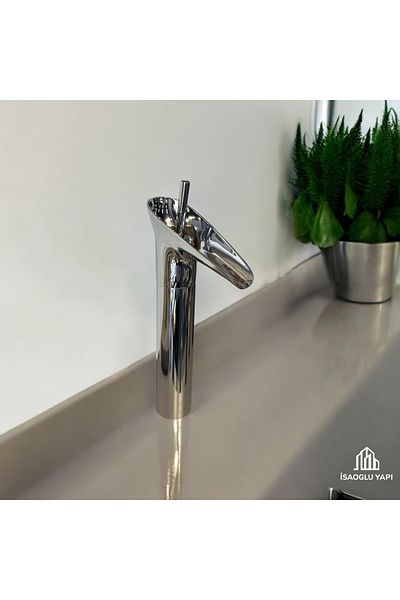 İSAOĞLU YAPI Bowl Sink Faucet Waterfall Nostalgic 5 Years Warranty Bowl Armature