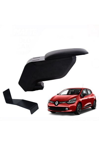 Atakent Hobi Renault Clio 4 Black Armrest with Steel Foot Without Piercing