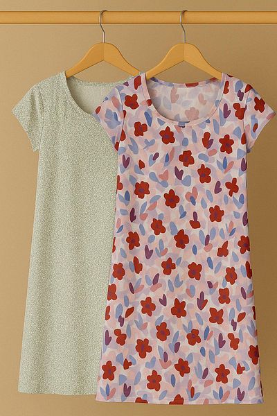 COTENCONCEPT 2 Casual Combed Cotton Fabrics - Comfortable Flowing Dress