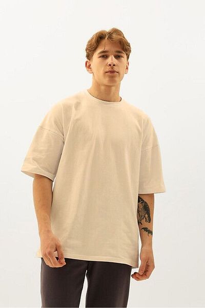 THE WHITE Men's Comfortable Plus Size T-Shirt
