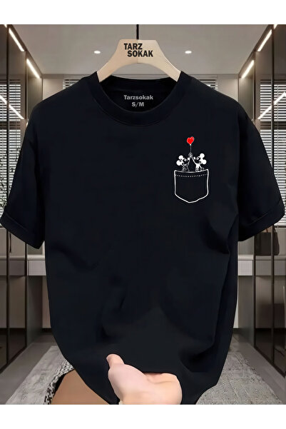 Tarzsokak Tricou cu imprimeu UNISEX Cod 1 Mickey Minimalis