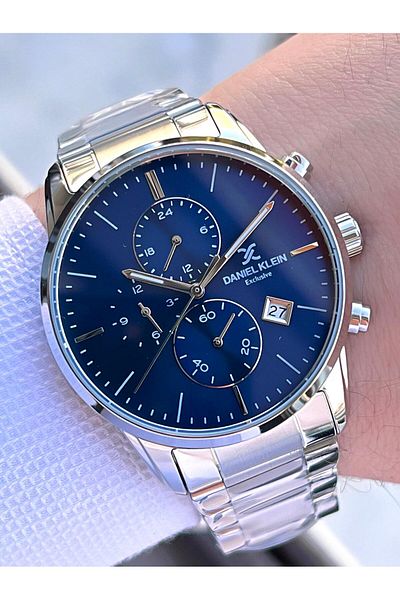 Daniel Klein Special Boxed Steel Band Inner Functions Active 30 Mt Water Resistant Men's Wristwatch