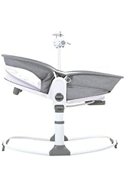 Mastela Multi-functional 6-in-1 Crib with 3-Point Harness, 3 Height Adjustments, Removable Music Uni