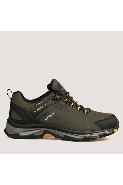 Hammer Jack Ανδρικά αδιάβροχα αθλητικά παπούτσια Trekking 20106 - Χακί-κίτρινο - 40