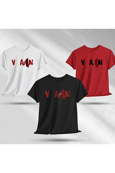 SARI Van Flag Man Themed Tshirt 100% Cotton