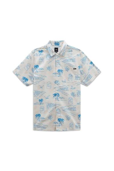 Vans Ανδρικό λευκό πουκάμισο Davista Ss Woven