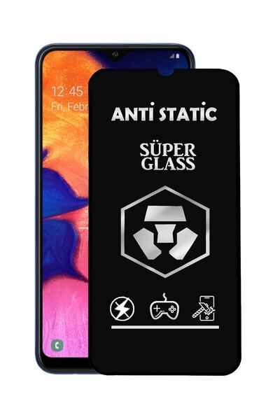 corcishop واقي شاشة زجاجي فائق التغطية بالكامل لهاتف سامسونج جالاكسي A10 ومقا...