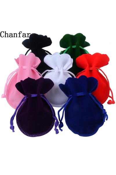 Choice 7x9 سم 0مزيج شانفار 10 قطع 7x9 سم 9x12 سم حقيبة مخملية بيضاء حمراء سود...