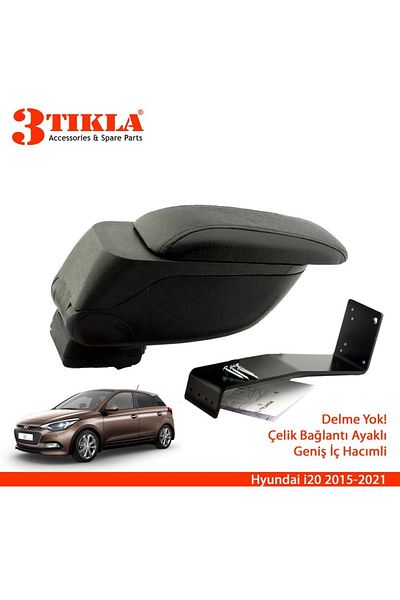 3 Tıkla Fiat Doblo 2014 Large Volume Non-Punching Steel Footed Armrest
