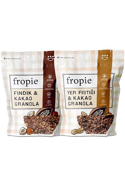 FROPİE Fropie Hazelnut & Peanut Granola Duo