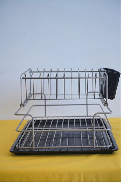 YenisiniAl Cooker Metal 2 Tier Plate Rack