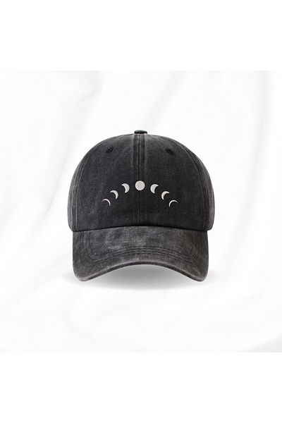 Touz Moda Πλενόμενο Vintage The Moon Printed Unisex Καπέλο