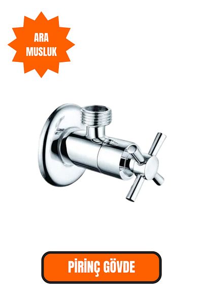 GİVY Lambda Brass Body Intermediate Faucet |   Sink, Sink and Reservoir Connection Tap
