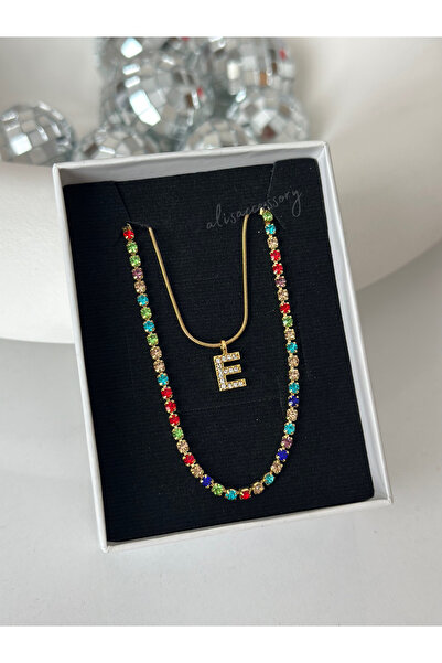 Alis Accessory Taşlı kolye seti