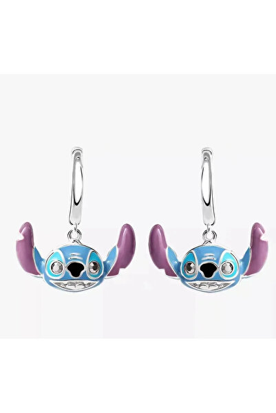 Choice 3 أقراط أنمي إبداعية ليلو وستيتش أقراط معدنية لطيفة على شكل غرزة مجوهر...