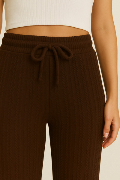 Gawzera Oversize Kesim Esnek Bel Geniş Paça Gawzera Mevsimlik Pamuklu Pantolon