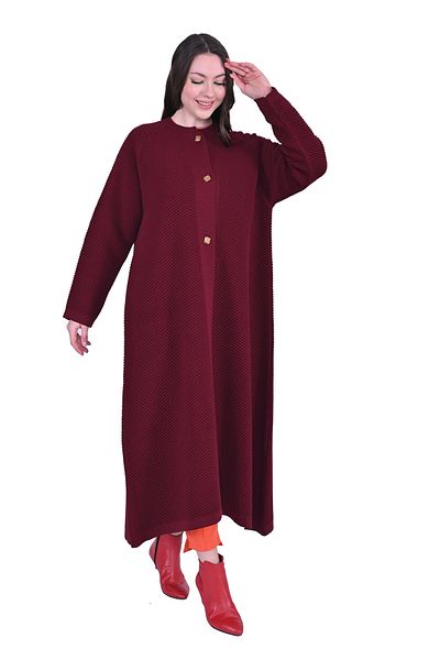 Invee Invee 6866 Wool Blended Claret Red Cap