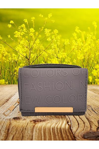 FuryaTedarik Women's Zippered Snap Wallet Card Holder Accessory