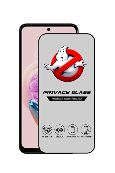 corcishop Xiaomi Redmi Note 12S غطاء حماية كامل للخصوصية، زجاج مقوى للشاشة