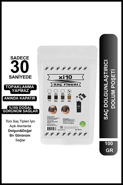 xi10 Saç Tozu 100 gr Açık Kahve Topik