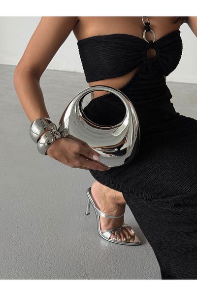 ALTUDA Chain Hand and Shoulder Bag - Mirror