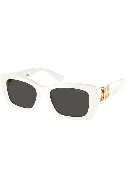 Miu Miu Mu 07Ys (1425S0) 53 |   Women's White Sunglasses
