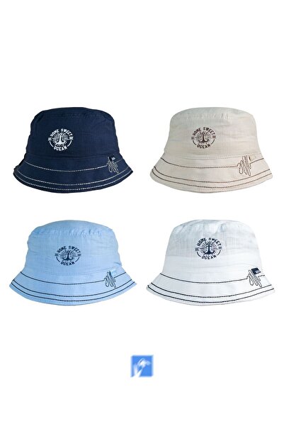 Kardelen Butik Denizli 100% бавовняна чоловіча дитяча рибальська шапка (4-8 років) (52 см)