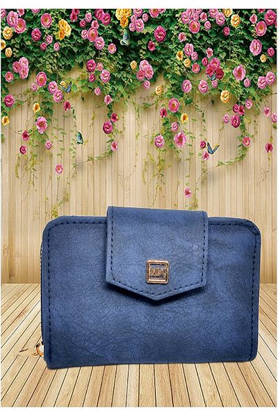 FuryaTedarik Stylish Zippered Women's Wallet with Coin and Paper Money Compartment