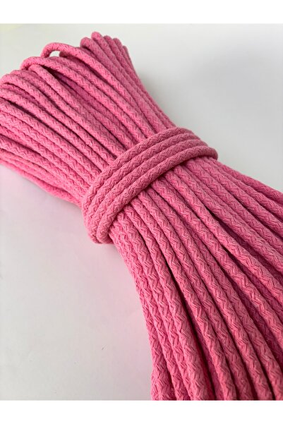 Hazen Home Το φθηνότερο κορδόνι (HALF KG) Κορδόνι που μπορεί να ραφτεί Καλάθι από σπάνιο ύφασμα από γιούτα Πολλαπλών χρήσεων Ροζ