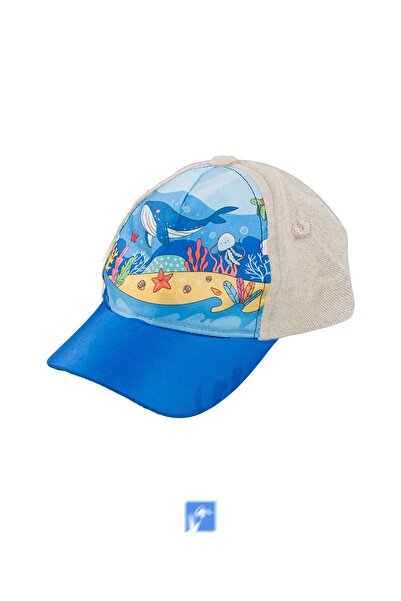 Kardelen Butik Denizli 100% bumbac, băieți, pălărie imprimată (4-8 ani) (52 cm)